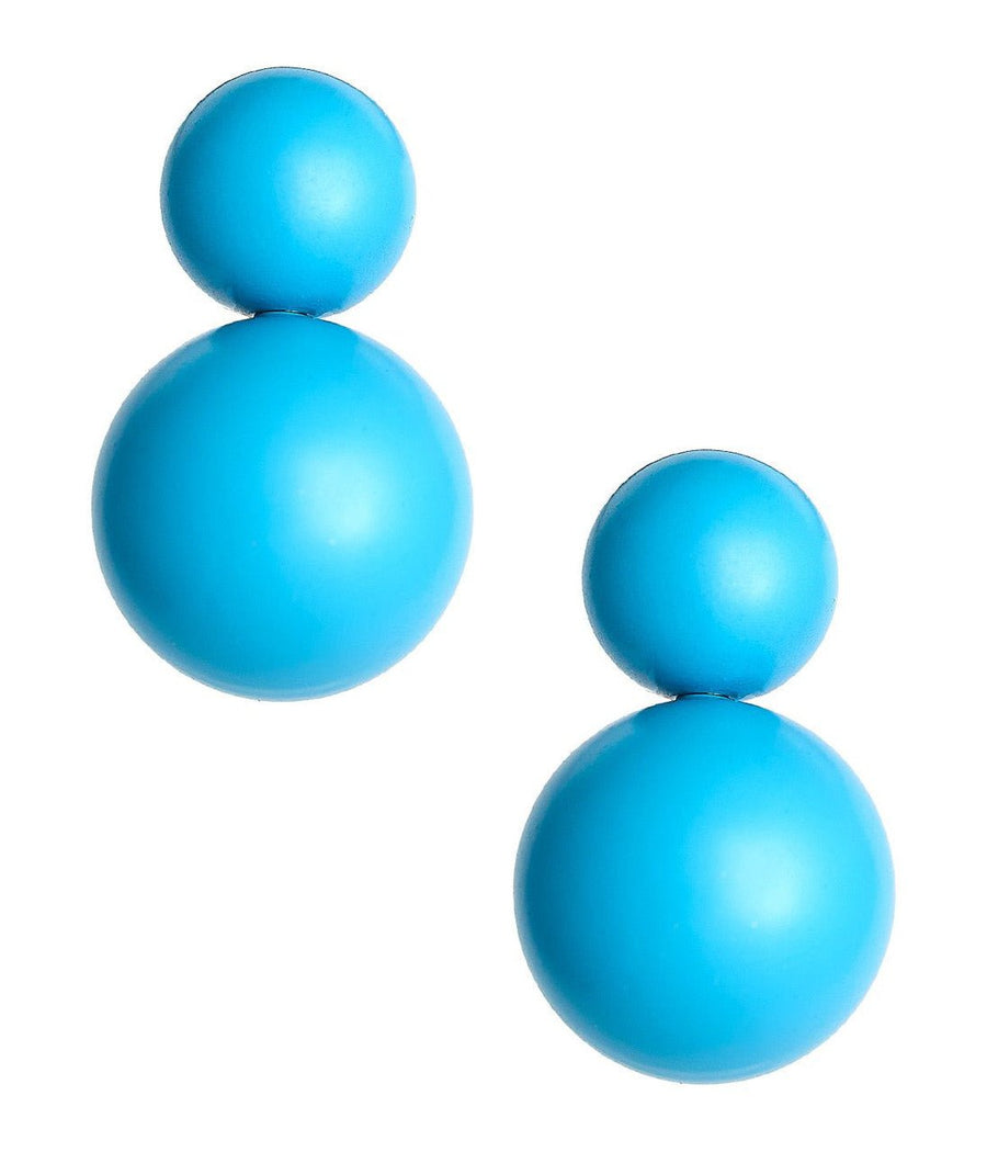 Large Audrey Stud Earring Turquoise - Belle of the Ball Collection - Glamourous Grace