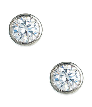 Large Bezel Stud - 18k Gold Plated - Glamourous Grace