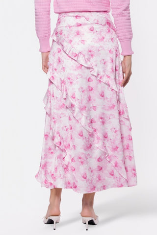 Laurel Skirt (White/Pink)