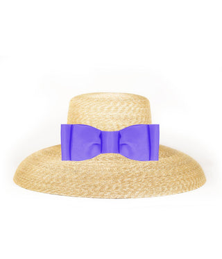Lauren Hat - Flat Bow - Glamourous Grace