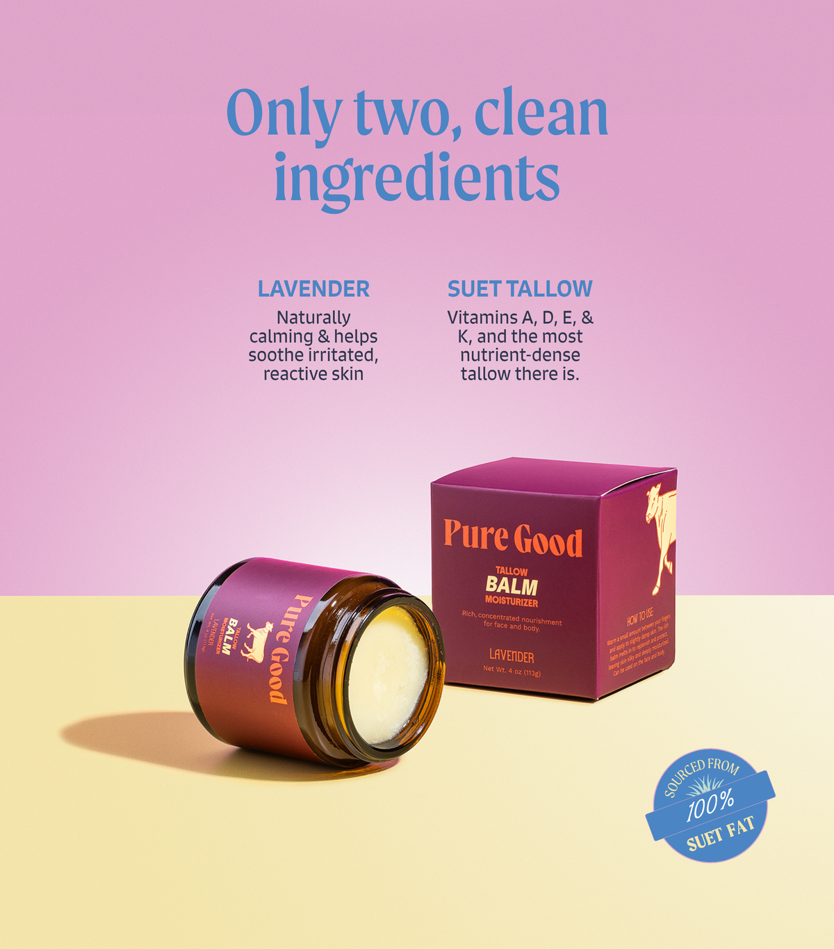 Lavender · Tallow Balm - Glamourous Grace
