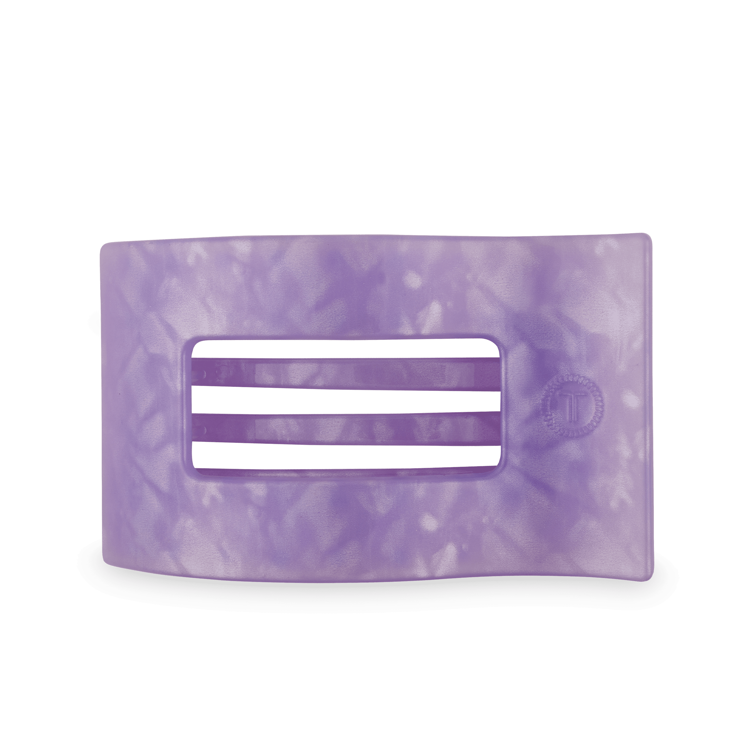Lavender Mist Large Flat Rectangle Hair Clip - Glamourous Grace