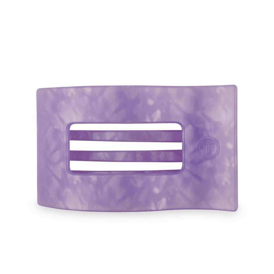 Lavender Mist Large Flat Rectangle Hair Clip - Glamourous Grace