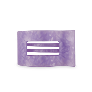 Lavender Mist Medium Flat Rectangle Hair Clip - Glamourous Grace