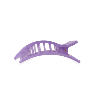 Lavender Mist Medium Flat Rectangle Hair Clip - Glamourous Grace