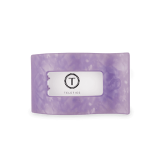Lavender Mist Medium Flat Rectangle Hair Clip - Glamourous Grace