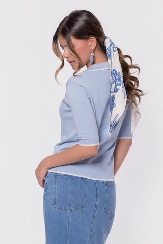 Leah Top (Light Blue)