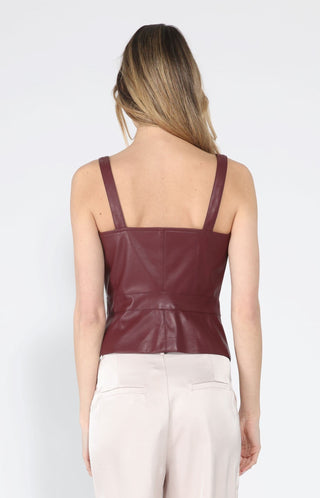 Leather Strap Top - Glamourous Grace
