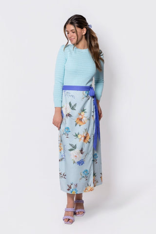 Leila Skirt (Mint Ground)
