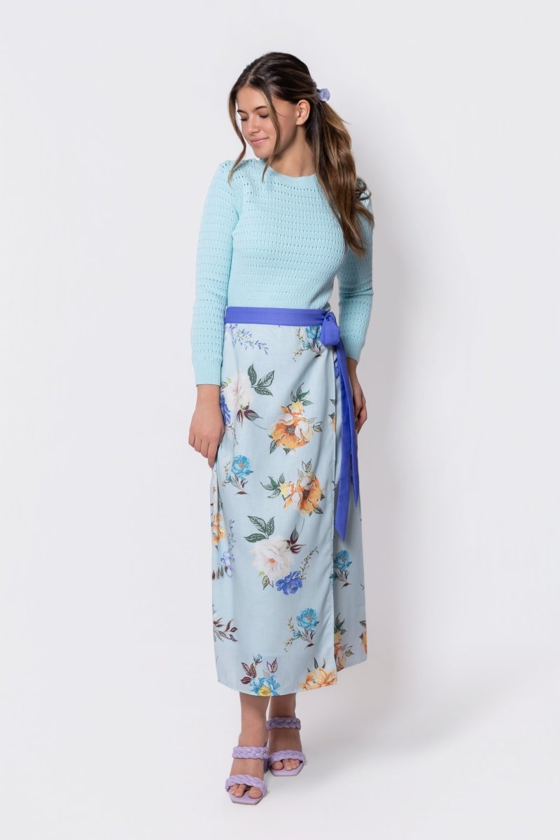 Leila Skirt (Mint Ground) - Glamourous Grace