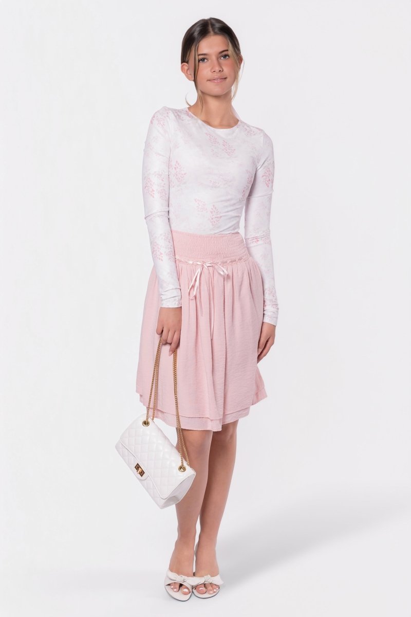 Leni Top (White/Pink)