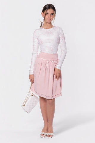 Leni Top (White/Pink)