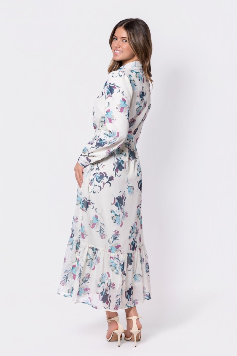 Lexi Dress (Ivory Ground) - Glamourous Grace