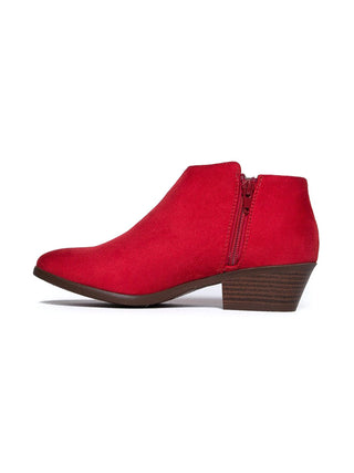 Lexy | Red Suede - Glamourous Grace