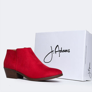 Lexy | Red Suede - Glamourous Grace