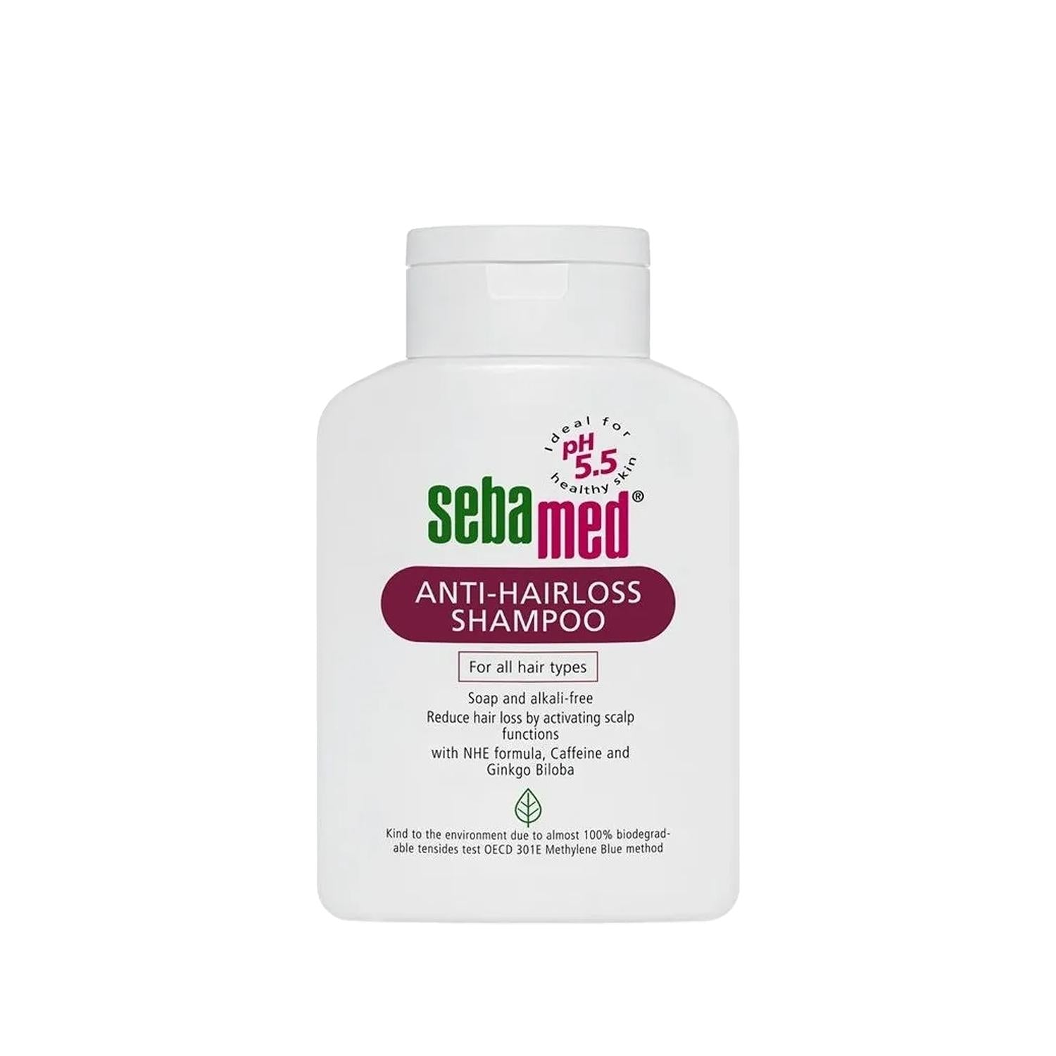 Sebamed Anti-Hairloss Shampoo - Dermatologically Tested, pH Balanced for Hair Loss Treatment (200ml) - Glamourous Grace