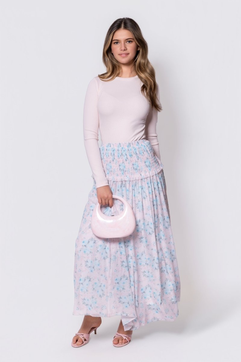 Liana Skirt (Pink /Blue) - Glamourous Grace