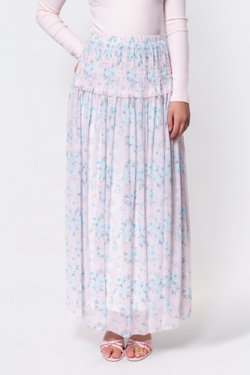 Liana Skirt (Pink /Blue) - Glamourous Grace