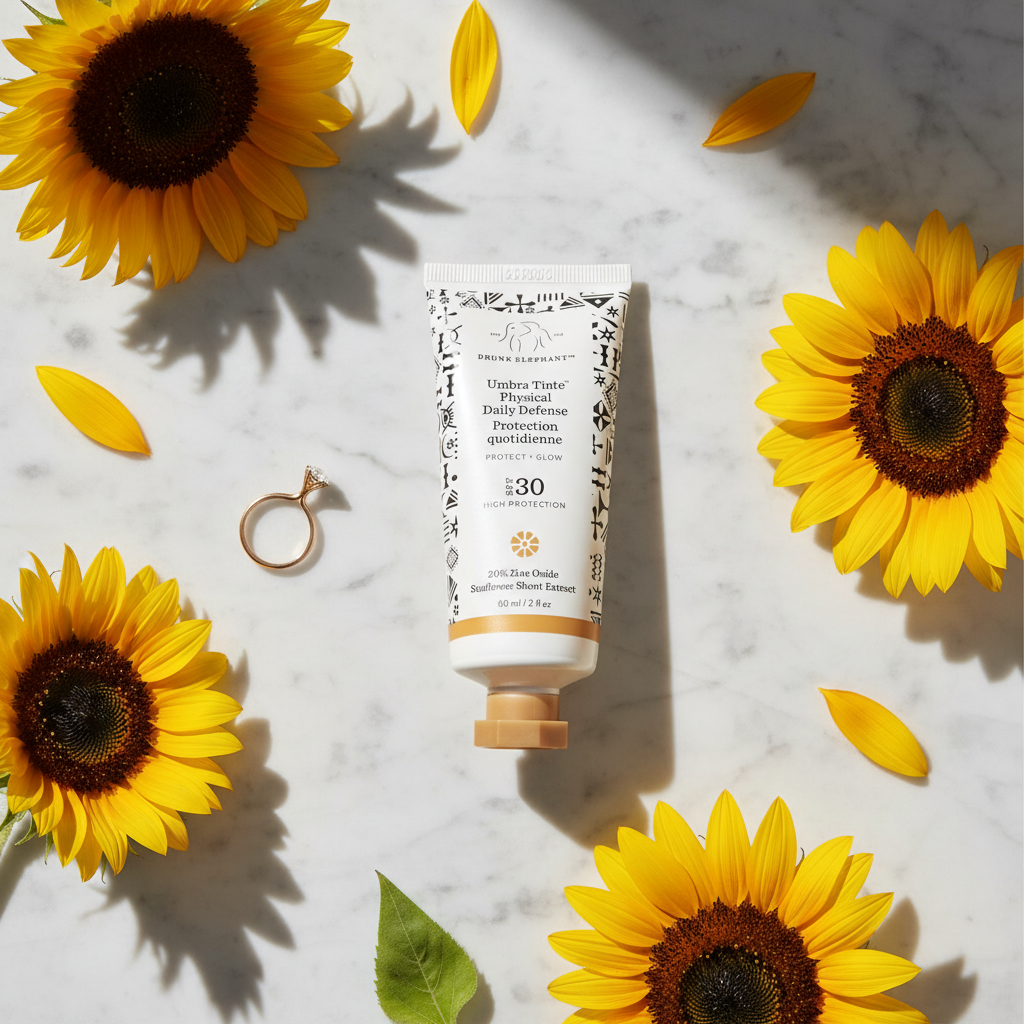 Drunk Elephant Umbra Tinte 100% Mineral Cream SPF 30/PA+++ Tinted Face Sunscreen 2 OZ - Glamourous Grace