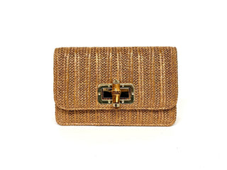Lilly Clutch - Bamboo Toggle - Glamourous Grace
