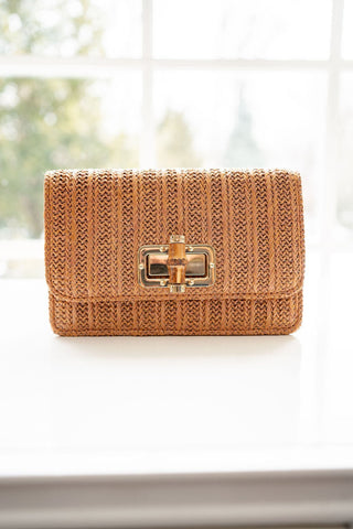 Lilly Clutch - Bamboo Toggle - Glamourous Grace
