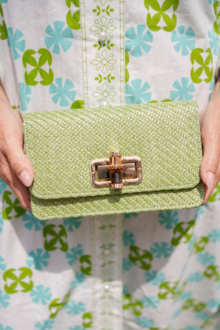 Lilly Clutch - Bamboo Toggle - Glamourous Grace