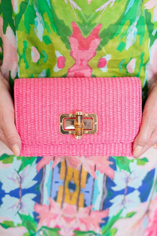 Lilly Clutch - Bamboo Toggle - Glamourous Grace