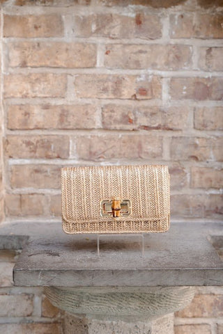 Lilly Clutch - Bamboo Toggle - Glamourous Grace