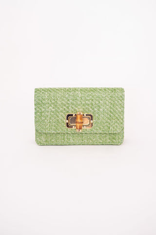 Lilly Clutch - Bamboo Toggle - Glamourous Grace