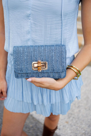 Lilly Clutch - Bamboo Toggle - Glamourous Grace