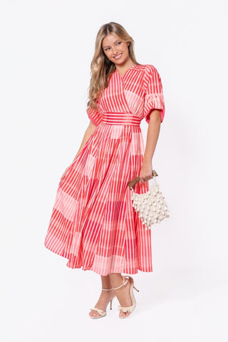 Linda Dress (Pink Multi)
