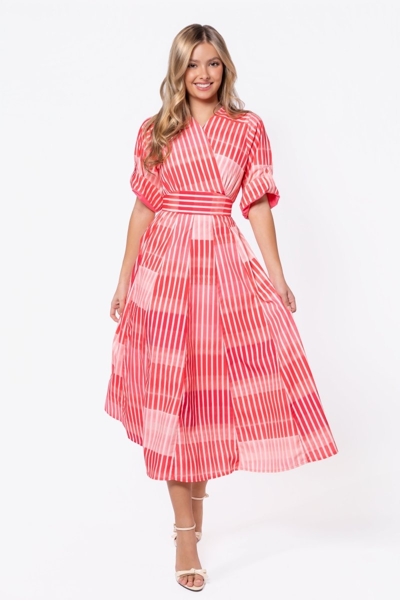 Linda Dress (Pink Multi) - Glamourous Grace
