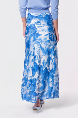 Lisa Skirt (Blue Pattern)