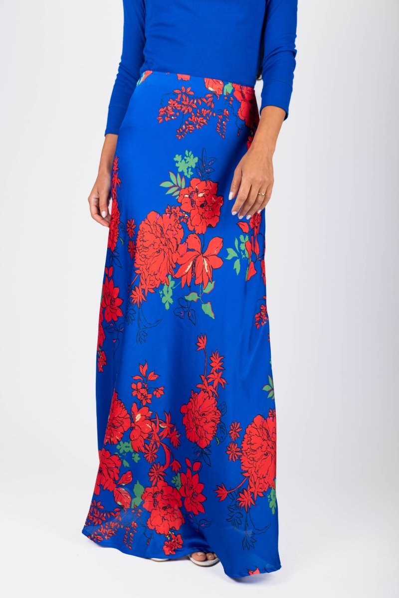 Lisa Skirt (Blue/Red) - Glamourous Grace