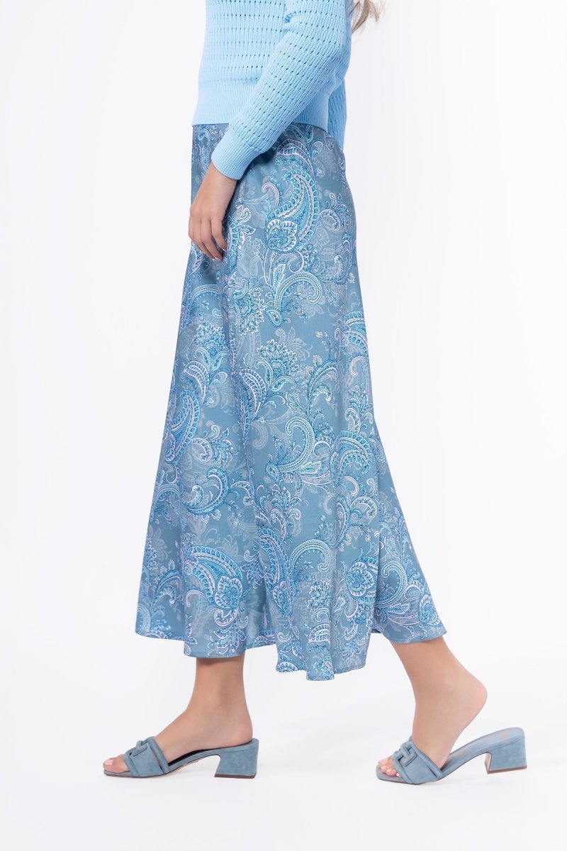 Lisa Skirt (Dusty Teal) - Glamourous Grace