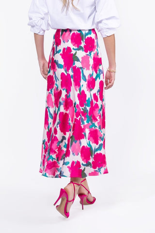 Lisa Skirt (Fuchsia/Green)