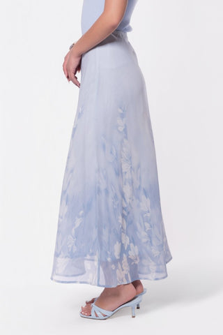 Lisa Skirt (Light Blue Flower)