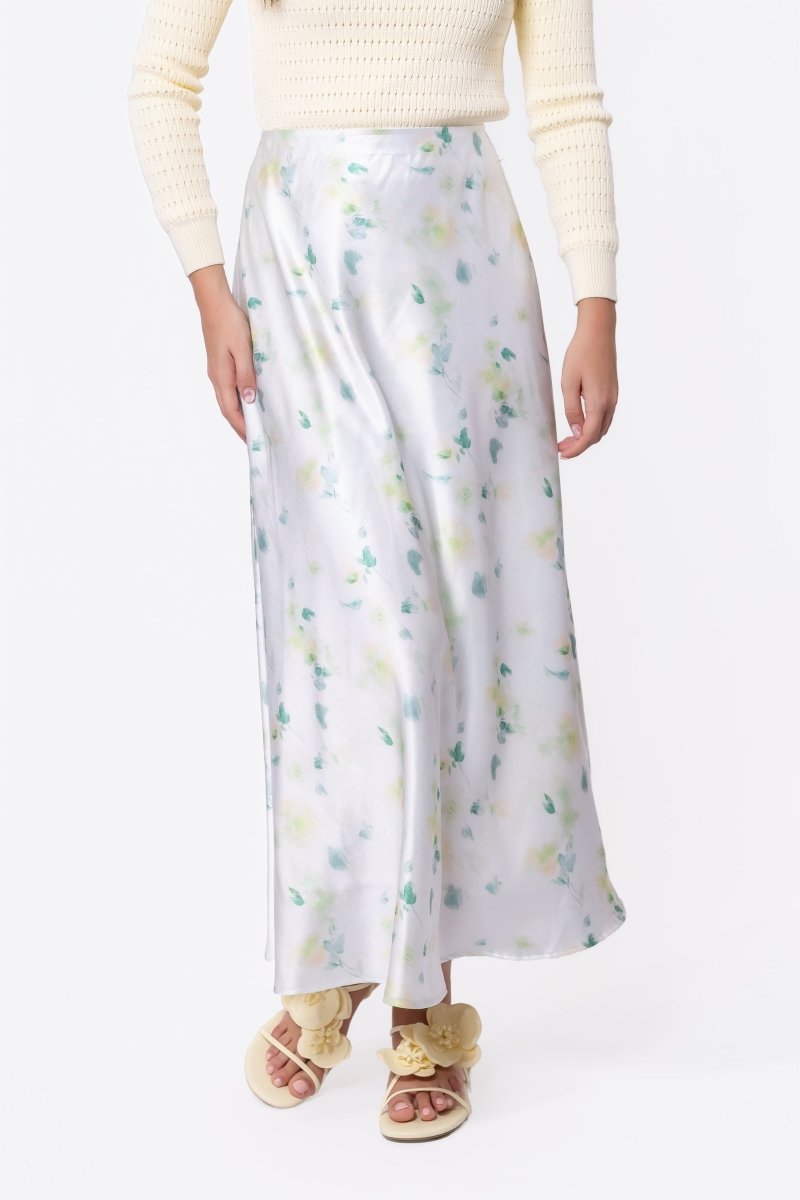 Lisa Skirt (Light Green Ground) - Glamourous Grace