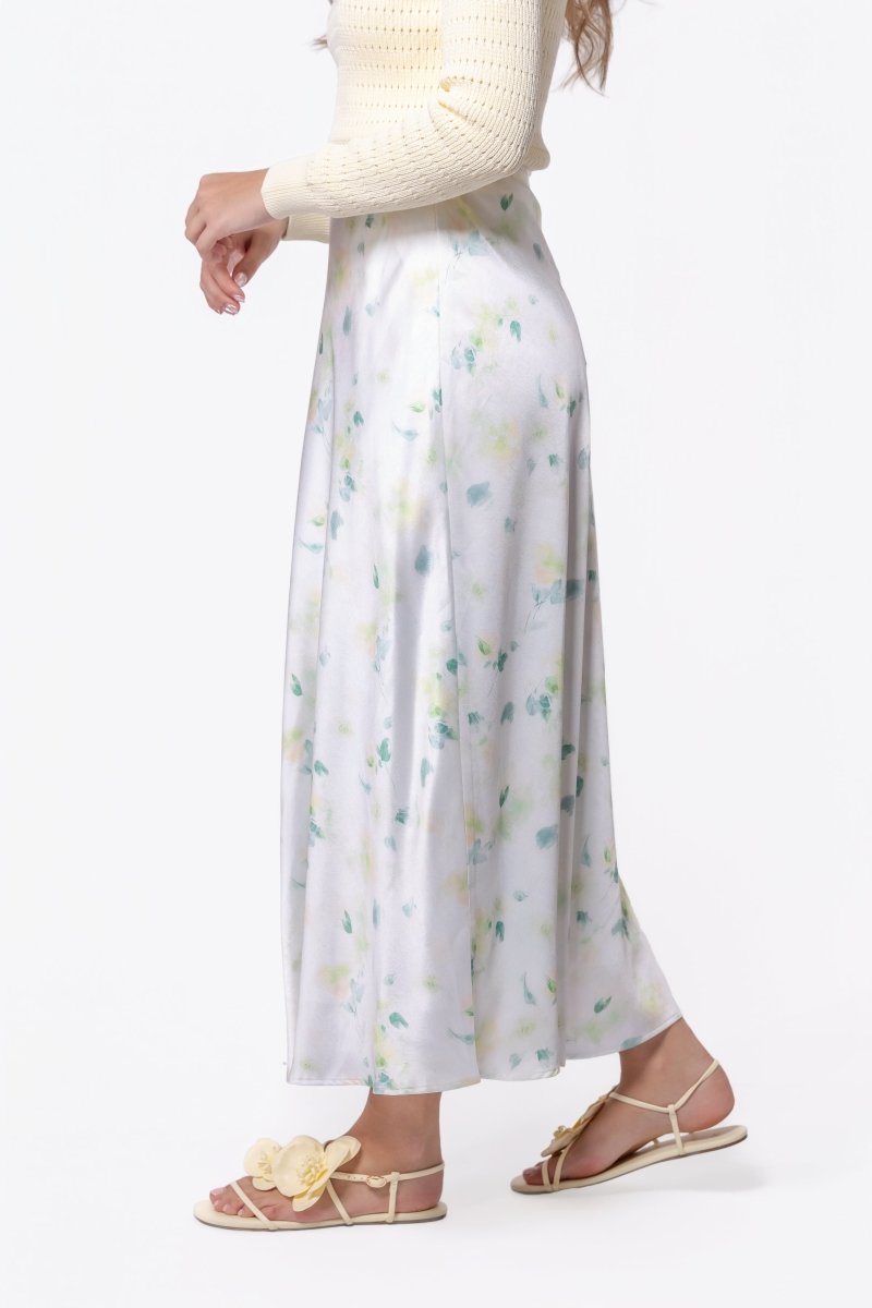 Lisa Skirt (Light Green Ground) - Glamourous Grace
