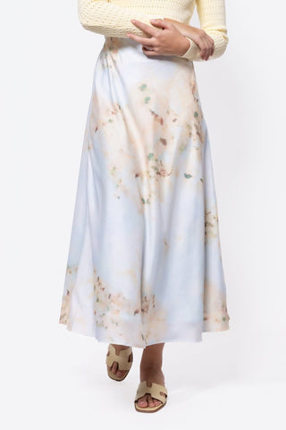 Lisa Skirt (Light Green/Beige)