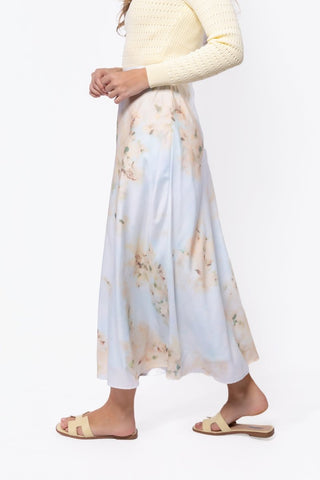 Lisa Skirt (Light Green/Beige)