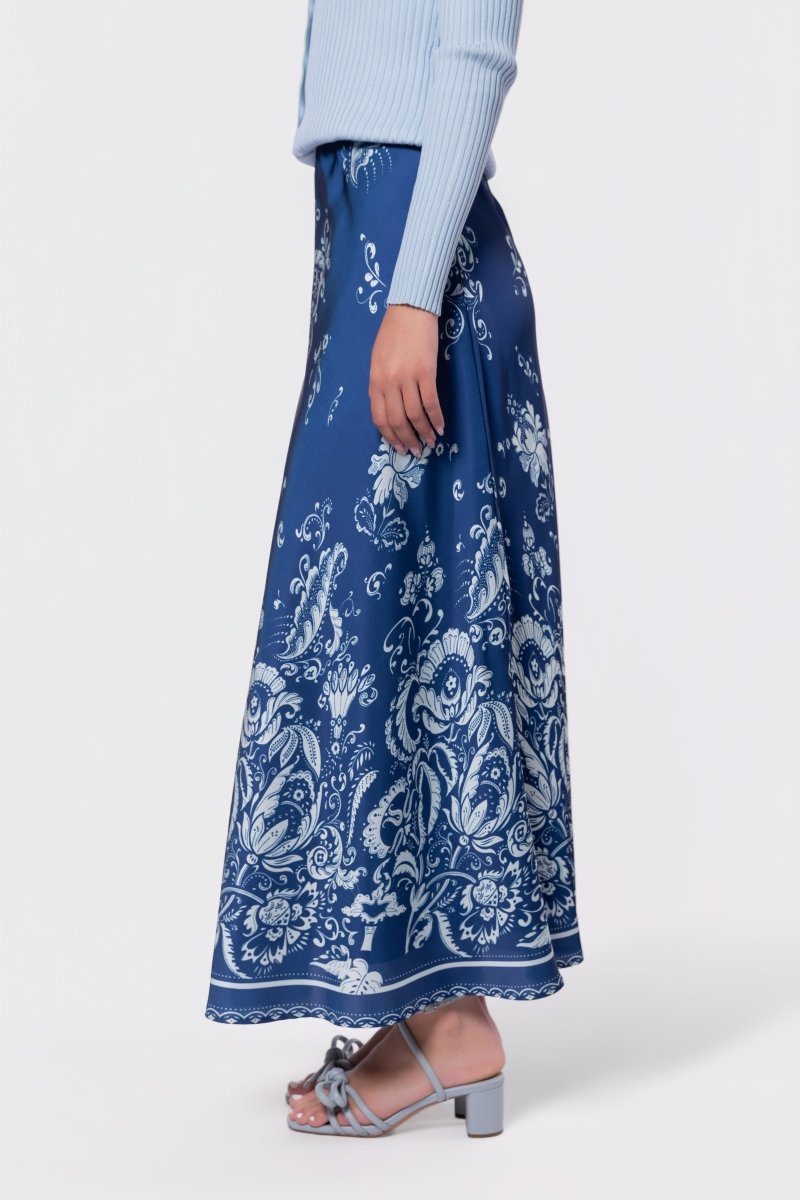 Lisa Skirt (Navy/Mint) - Glamourous Grace