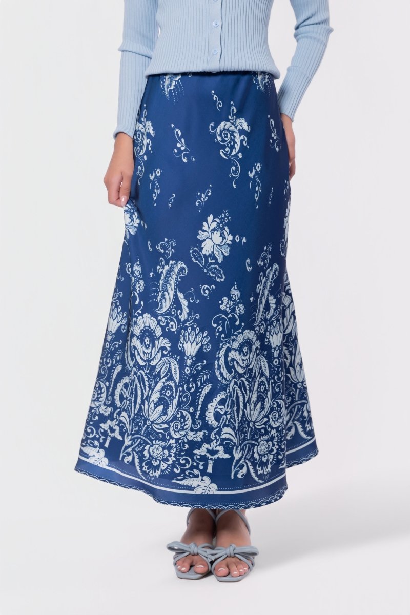 Lisa Skirt (Navy/Mint) - Glamourous Grace