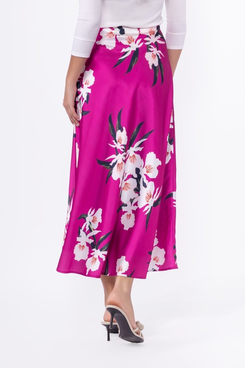 Lisa Skirt (Pink Flower) - Glamourous Grace
