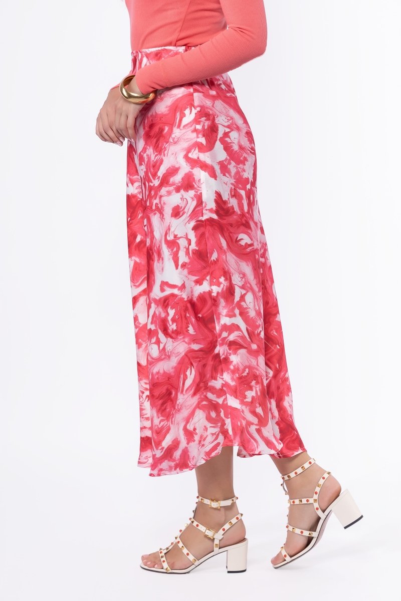Lisa Skirt (Pink Pattern) - Glamourous Grace
