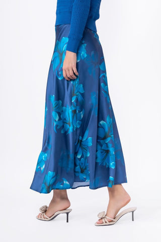 Lisa Skirt (Teal Flower)