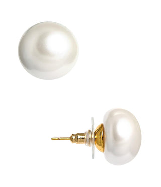 16mm Barrett Pearl Studs - Meeghan Mullin x Lisi Lerch Collection - Glamourous Grace