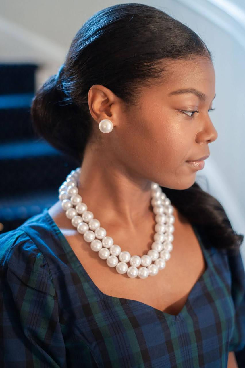 18mm Barrett Pearl Studs - Meeghan Mullin x Lisi Lerch Collection - Glamourous Grace