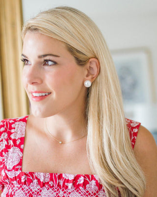 18mm Barrett Pearl Studs - Meeghan Mullin x Lisi Lerch Collection - Glamourous Grace