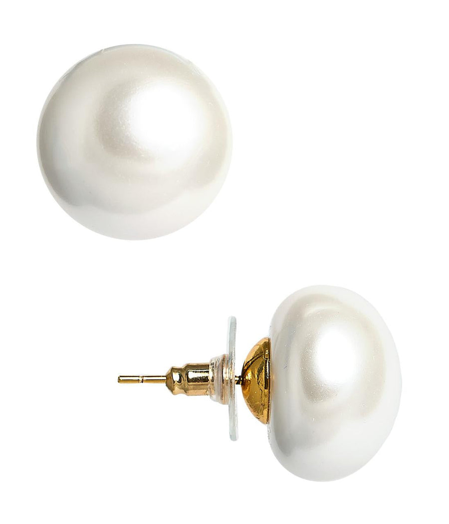 18mm Barrett Pearl Studs - Meeghan Mullin x Lisi Lerch Collection - Glamourous Grace
